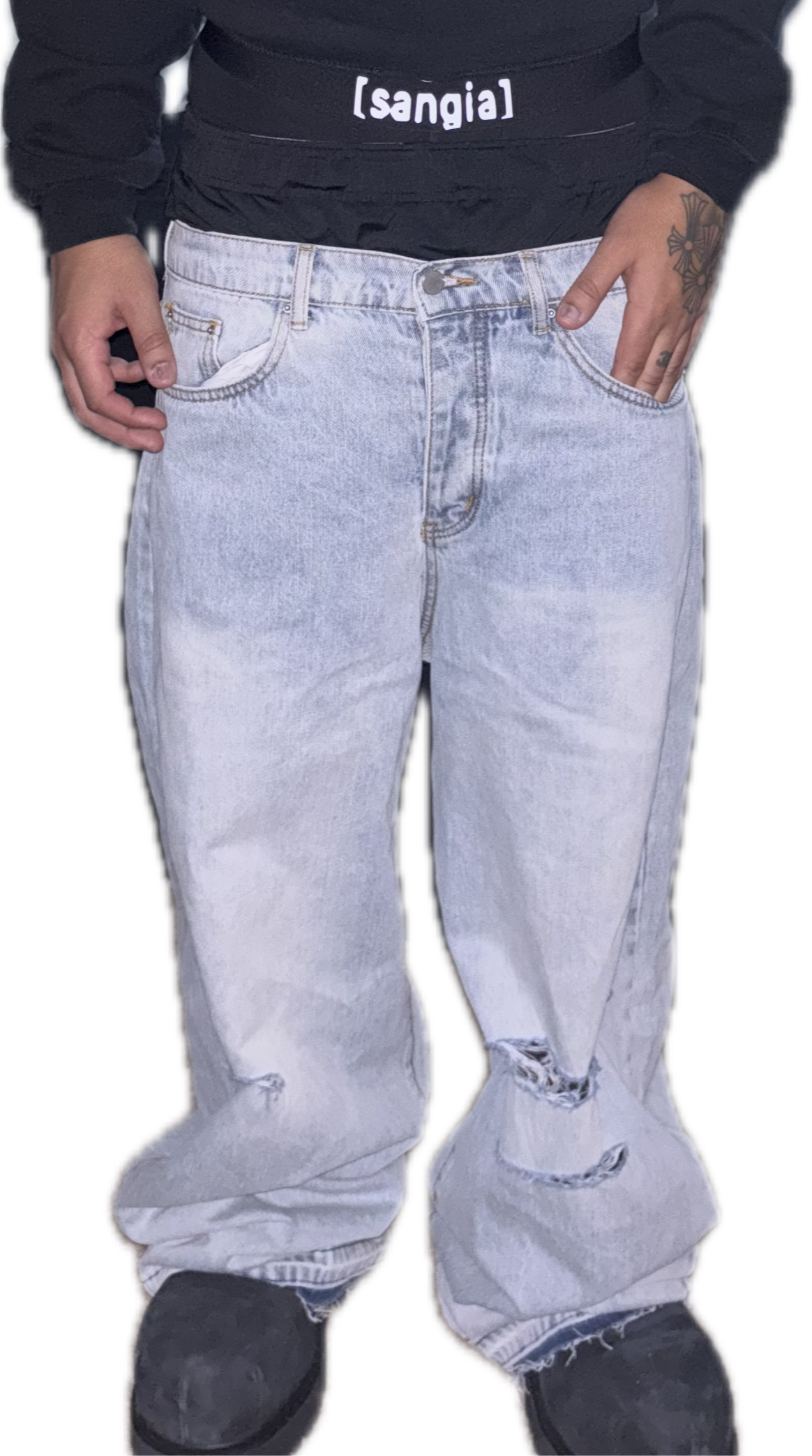 SANGIA TRIPLE SAG DENIM