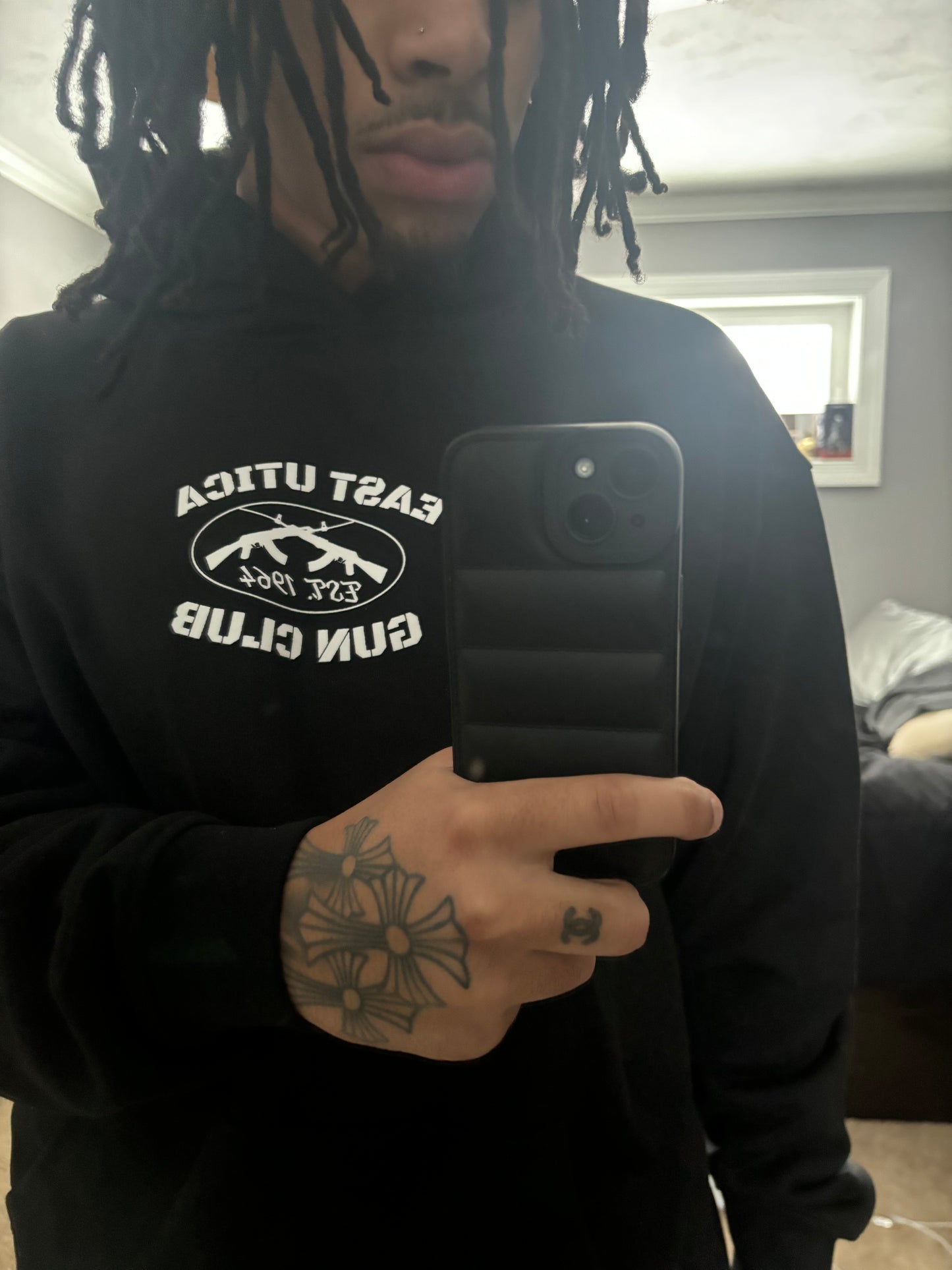 BLACK EUGC HOODIE