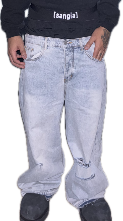 SANGIA TRIPLE SAG DENIM