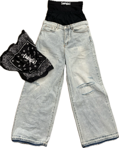 SANGIA TRIPLE SAG DENIM